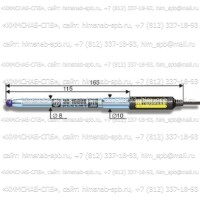 Купить pH-электрод стеклянный ЭС-10608 лабораторный pH-электрод уменьшенного диаметра., сферическая мембрана Санкт-Петербург
