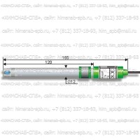 Купить ЭСК-10306 комбинированный pH-электрод встроенный электрод сравнения хлорсеребряный двухключевой перезаполняемый Санкт-Петербург