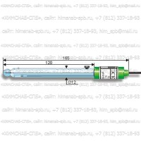 Купить ЭСК-10301 комбинированный pH-электрод встроенный  электрод сравнения хлорсеребряный двухключевой перезаполняемый Санкт-Петербург