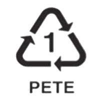 Марка пластика PETE или PET